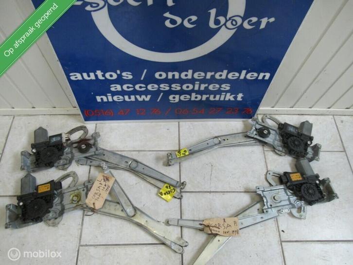 Elektrisch raammechaniek Opel Corsa B 3 deurs, bj '93 tm '00, Auto-onderdelen, Ruiten en Toebehoren, Opel, Gebruikt, Ophalen of Verzenden