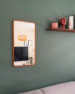 Vintage spiegel | Teak | Zweden, jaren 50, Minder dan 50 cm, Ophalen of Verzenden, Minder dan 100 cm, Rechthoekig
