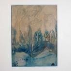 Symbolistisch werk met monogram "JS", Antiek en Kunst, Kunst | Schilderijen | Klassiek, Ophalen of Verzenden