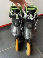 Skeelers powerslide schoen maple onderstel, Sport en Fitness, Skeelers, Ophalen of Verzenden, Zo goed als nieuw, Inline skates 4 wielen