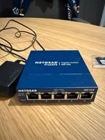 Netgear GS105 netwerk switch, zo goed als nieuw, Computers en Software, Netwerk switches, Ophalen of Verzenden, Zo goed als nieuw