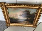Oud landschap schilderij in vergulde lijst oudje v.a 30€, Ophalen of Verzenden