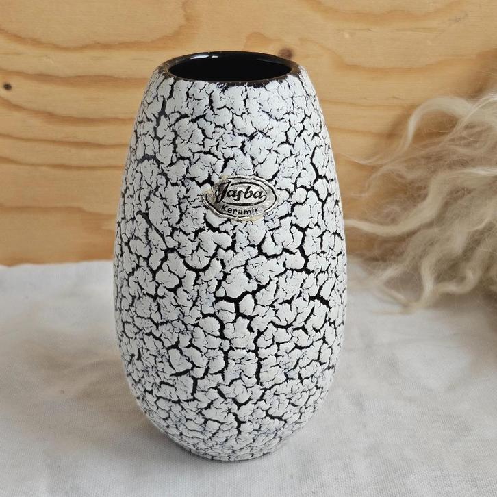 Jasba Cortina West Germany krimpglazuur vaasje, Antiek en Kunst, Antiek | Vazen, Ophalen of Verzenden