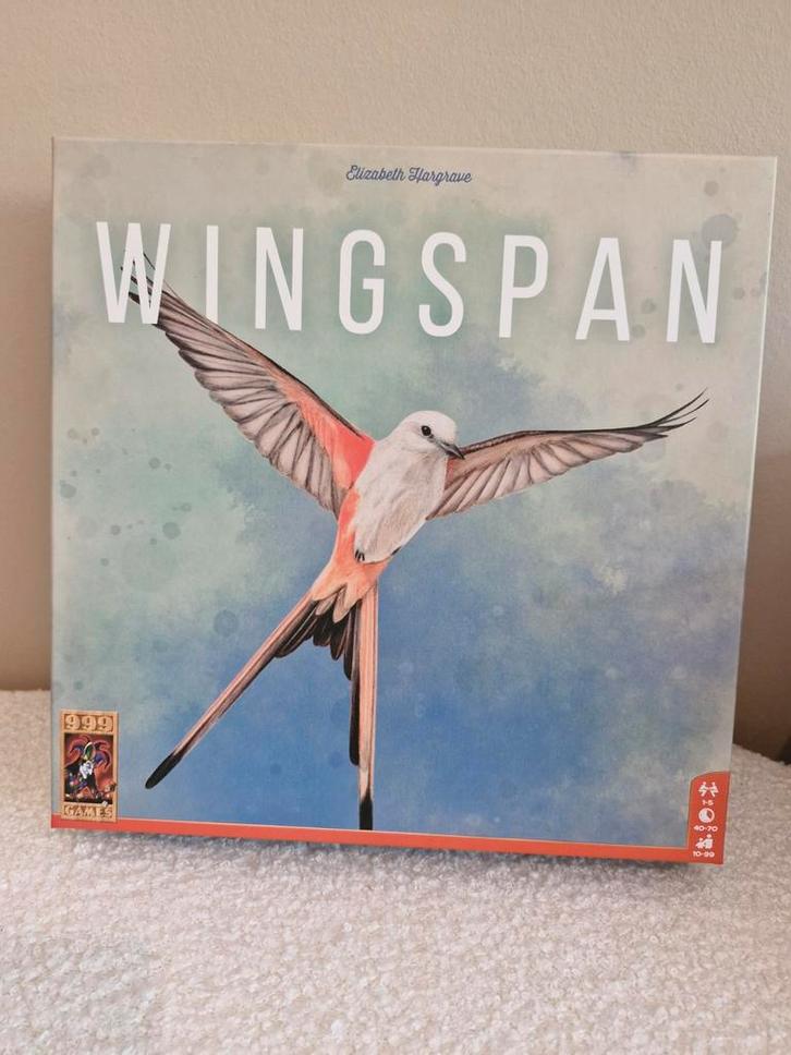 Wingspan Bordspel - Nieuwstaat!, Hobby en Vrije tijd, Gezelschapsspellen | Bordspellen, Zo goed als nieuw, Een of twee spelers