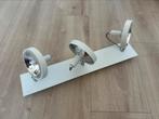 Design spot wit verstelbaar 3 lichts, Metaal of Aluminium, Ophalen of Verzenden, Zo goed als nieuw, Led