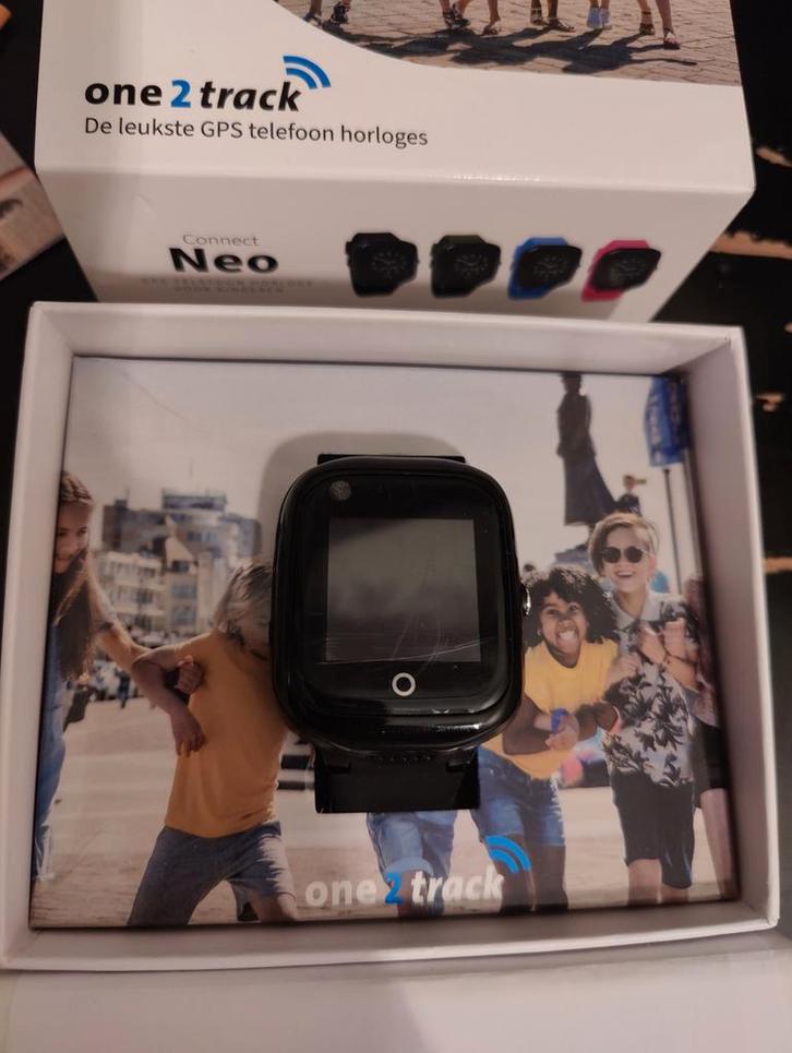 One2Track Connect Neo - Telefoon Horloge, Sieraden, Tassen en Uiterlijk, Smartwatches, Zo goed als nieuw, Zwart, Afstand, GPS