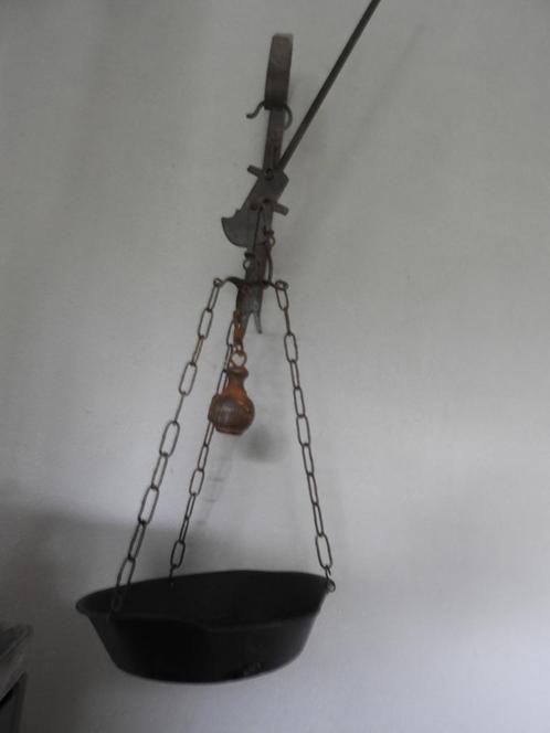 antieke weegschaal / stock balance, Antiek en Kunst, Antiek | Gereedschap en Instrumenten, Ophalen of Verzenden