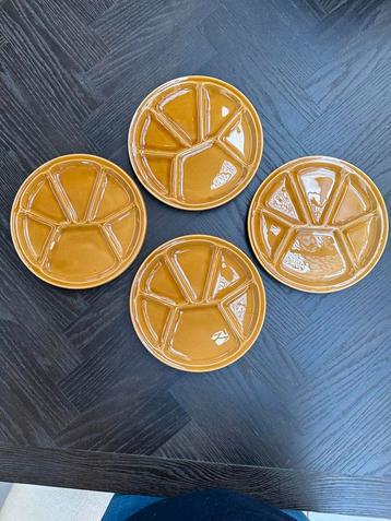 Gien Fondue/Gourmet Borden - Set van 4 beschikbaar voor biedingen