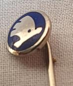 Oude geëmailleerde Skoda speld, Verzenden, Zo goed als nieuw, Transport, Speldje of Pin