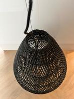 Grote Rotan Rieten Hanglamp Zwart, Huis en Inrichting, Ophalen of Verzenden, Gebruikt, 50 tot 75 cm