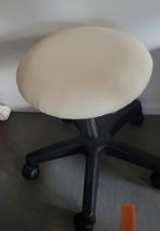 Praktijkkruk / Salonkruk - Wit, Gebruikt, Wit, Ophalen of Verzenden, Metaal