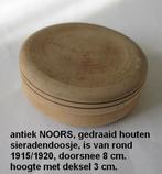 antiek Noors houten sieraden doosje, 1915/1920, Ophalen of Verzenden