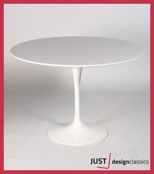 Knoll Saarinen Dining Table Rond Wit 107 cm, Huis en Inrichting, Tafels | Eettafels, Zo goed als nieuw