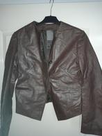 vintage leren pak Fritzy's 36, Kleding | Dames, Kostuum of Pak, Bruin, Ophalen of Verzenden, Maat 36 (S)
