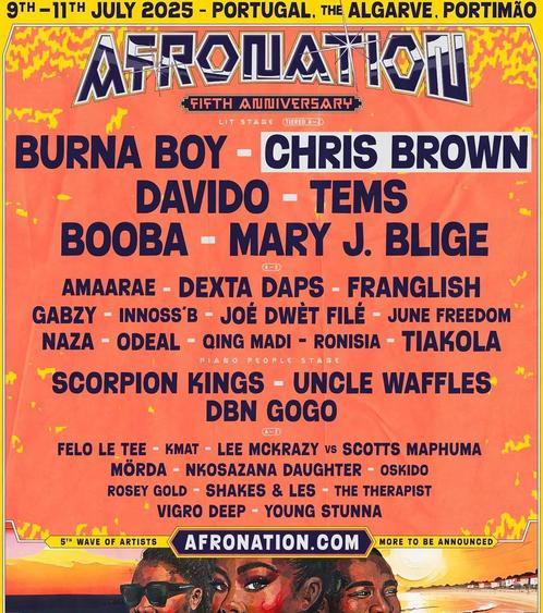 2 x general admission ticket afronation, Tickets en Kaartjes, Evenementen en Festivals, Twee personen