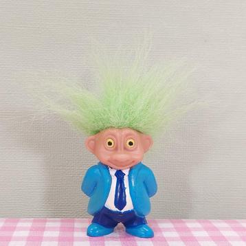 Vintage Trol figuur ‘Einstein’ – Soma China 5 cm Troll '90 beschikbaar voor biedingen