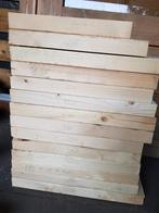 Restanten houten balken vuren, Doe-het-zelf en Verbouw, Hout en Planken, Ophalen of Verzenden, Zo goed als nieuw, 50 mm of meer