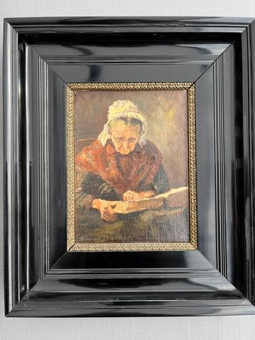 Schilderij Simon Duiker Larense school beschikbaar voor biedingen