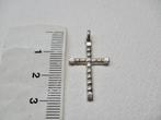 Oud zilveren KRUISje hanger 835 zilver en ZII keur, Sieraden, Tassen en Uiterlijk, Antieke sieraden, Verzenden, Zilver, Hanger
