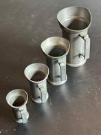 Tinnen maatbeker set, Antiek en Kunst, Antiek | Tin, Ophalen