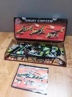  Mega Bloks Pro-Builder Collector Series Night Copter #9740, Ophalen of Verzenden, Zo goed als nieuw, Megabloks