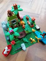 Lego Duplo Jungle set plus extra dieren en bouwplaat, Zo goed als nieuw, Ophalen