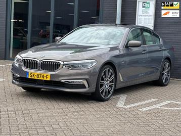 BMW 5-serie 520i High Executive/2E EIG/LEDER/PANO-DAK/CAMERA beschikbaar voor biedingen