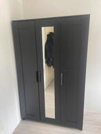 IKEA BRIMNES kledingkast 3-deurs zwart – snel ophalen!, Huis en Inrichting, Ophalen, Gebruikt, 100 tot 150 cm, 150 tot 200 cm