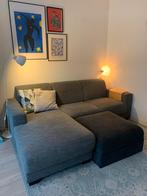 Gratis grijze hoekbank 240m breed, Huis en Inrichting, Banken | Sofa's en Chaises Longues, Ophalen, Gebruikt, Driepersoons, Stof