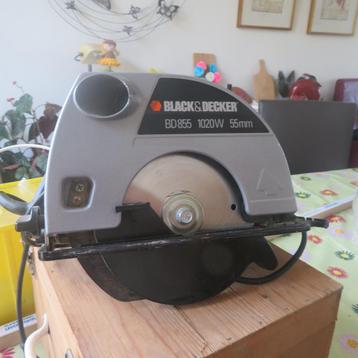 black&decker cirkelzaag bd855 1020 w 55mm  beschikbaar voor biedingen