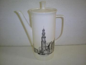 Amsterdams Grachtenservies Villeroy & Boch - mooie koffiepot beschikbaar voor biedingen
