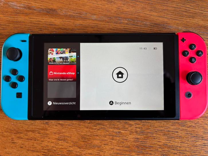 nintendo switch, Spelcomputers en Games, Spelcomputers | Nintendo Switch, Zo goed als nieuw, Switch Original, Met 1 controller