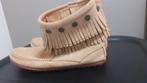 Zeer goede staat enkellaarsje van Minnetonka, Ophalen, Beige, Lage of Enkellaarzen, Zo goed als nieuw