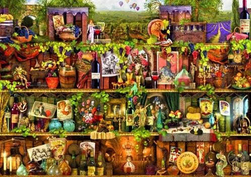 Bluebird legpuzzel 1000 wine Shelf aanbieding, Hobby en Vrije tijd, Denksport en Puzzels, Nieuw, Legpuzzel, 500 t/m 1500 stukjes