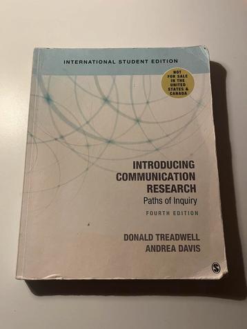 Introducing Communication Research - 9781544372167 beschikbaar voor biedingen
