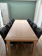 Eettafel met 8 stoelen, Ophalen, Gebruikt, 8 stoelen of meer
