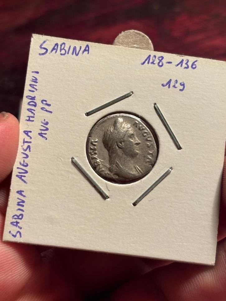 Romeinse munt - sabina, Postzegels en Munten, Munten | Europa | Niet-Euromunten, Losse munt, Italië, Zilver, Ophalen of Verzenden