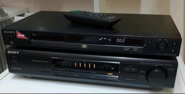 Sony versterker sdp-e300 + cd dvd speler dvp-ns330, Audio, Tv en Foto, Stereo-sets, Gebruikt, Dvd-speler, Sony, Ophalen of Verzenden