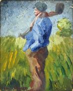 Schilderij Frans Slager, landarbeider