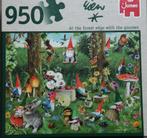 Puzzels At the forest edge with gnomes, Hobby en Vrije tijd, Denksport en Puzzels, Ophalen, 500 t/m 1500 stukjes, Zo goed als nieuw