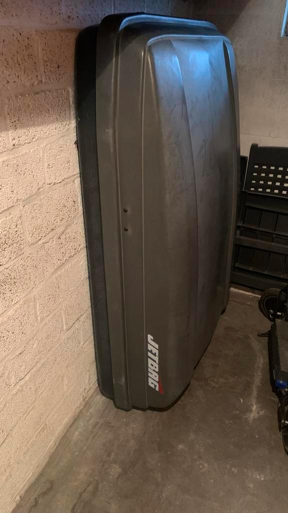 Jetbag Dakkoffer 350L - Gebruikt, Compleet, Auto diversen, Dakkoffers, Gebruikt, Ophalen