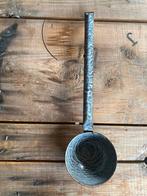 Grote grijs gewolkte emaille lepel, Antiek en Kunst, Antiek | Emaille, Ophalen