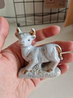 Stiertje, blauw porselein en goud Japan, Antiek en Kunst, Ophalen of Verzenden