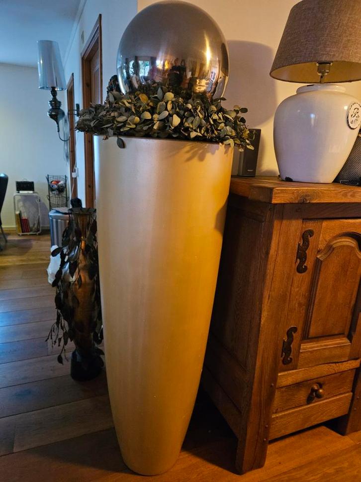 Grote decoratieve vaas (elho) 140 cm  zonder zilveren bol, Huis en Inrichting, Woonaccessoires | Zuilen en Pilaren, Gebruikt, Ophalen of Verzenden