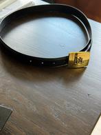 Ralph Lauren leren riem zwart, Kleding | Heren, Riemen en Ceinturen, Ophalen of Verzenden, Zo goed als nieuw, Zwart