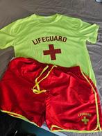Lifeguard outfit mt XL, Ophalen of Verzenden, Zo goed als nieuw, Maat 56/58 (XL), Carnaval