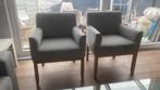 2 grijze fauteuilles/armleunstoelen /leesstoelen, Huis en Inrichting, Stoelen, Ophalen of Verzenden, Zo goed als nieuw