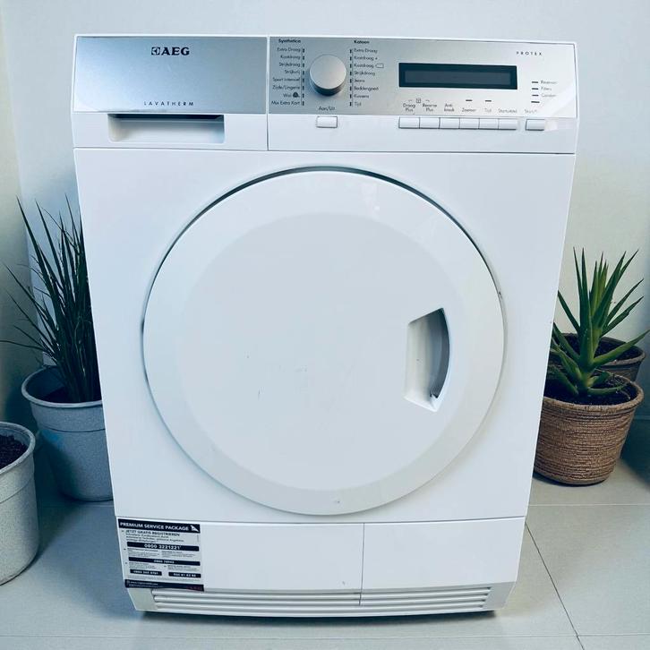 AEG Lavatherm 8kg Warmtepompdroger (condensdroger) A+++, Witgoed en Apparatuur, Wasdrogers, Zo goed als nieuw, Condens, Voorlader
