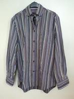 Paul & Shark luxe overhemd, donker gestreept, maat 39, Overige kleuren, Zo goed als nieuw, Paul & Shark, Halswijdte 39/40 (M)