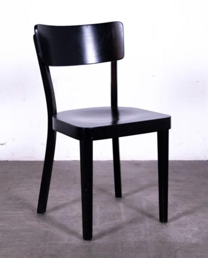 Horecastoel 350 SC zwart Satelliet, Huis en Inrichting, Stoelen, Zo goed als nieuw, Vijf, Zes of meer stoelen, Hout, Zwart, Ophalen